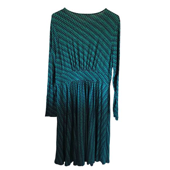 Boden Thea Long Sleeve Jersey Dress Womens Size 10 Green NEW - Picture 3 of 5